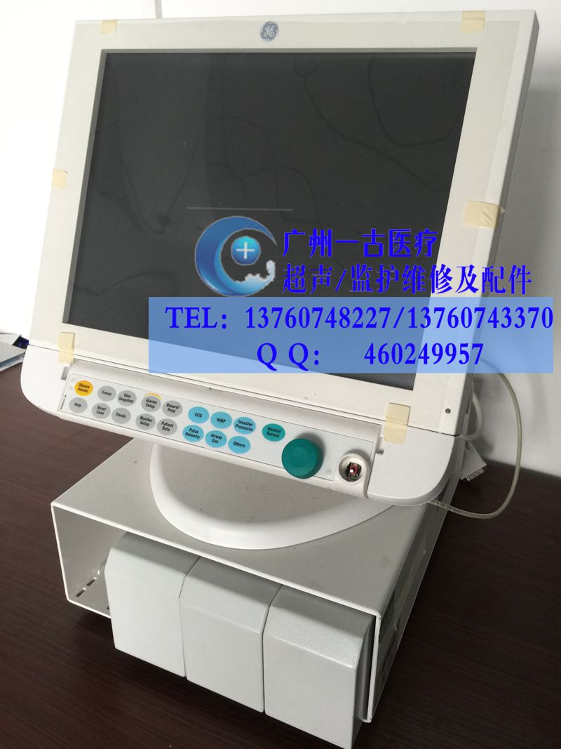 GE S5 麻醉监护，开不了机，维修电源.JPG
