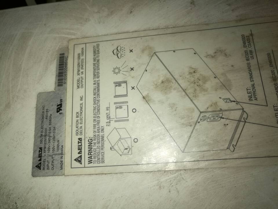 DELTA电源xfm102n110000