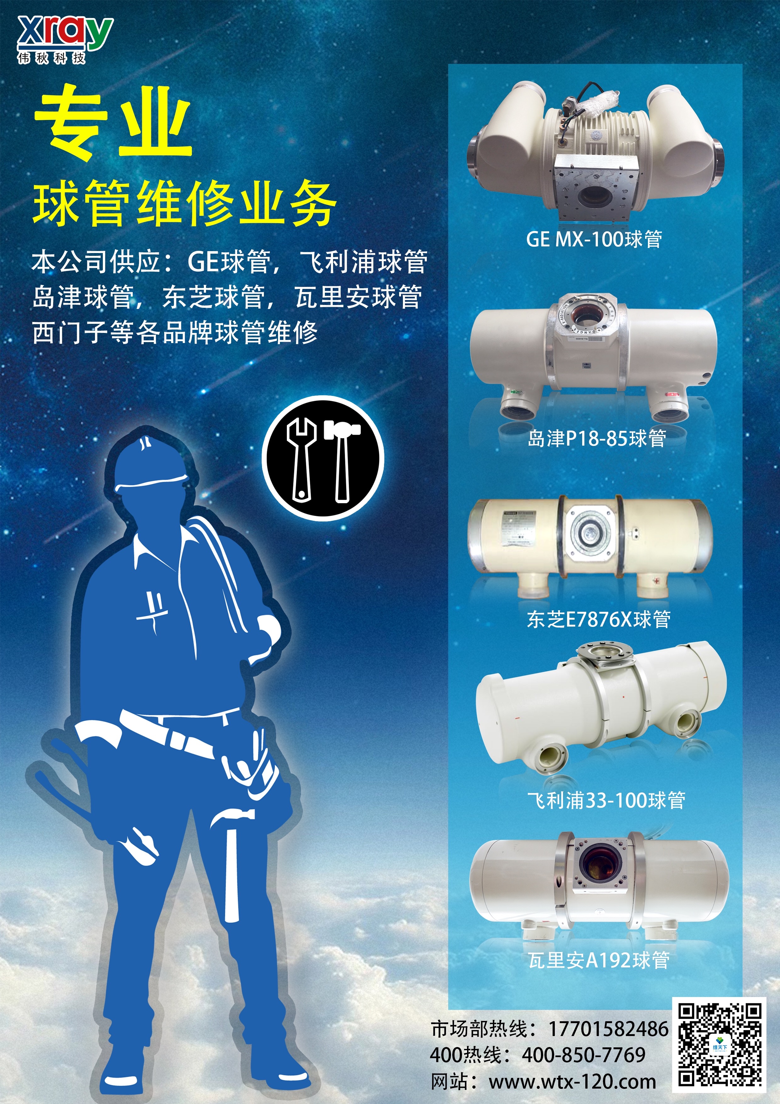 各大品牌球管业务