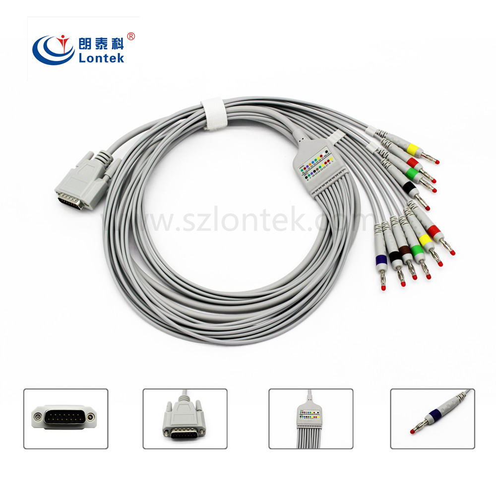 科曼心电图机导联线电极线